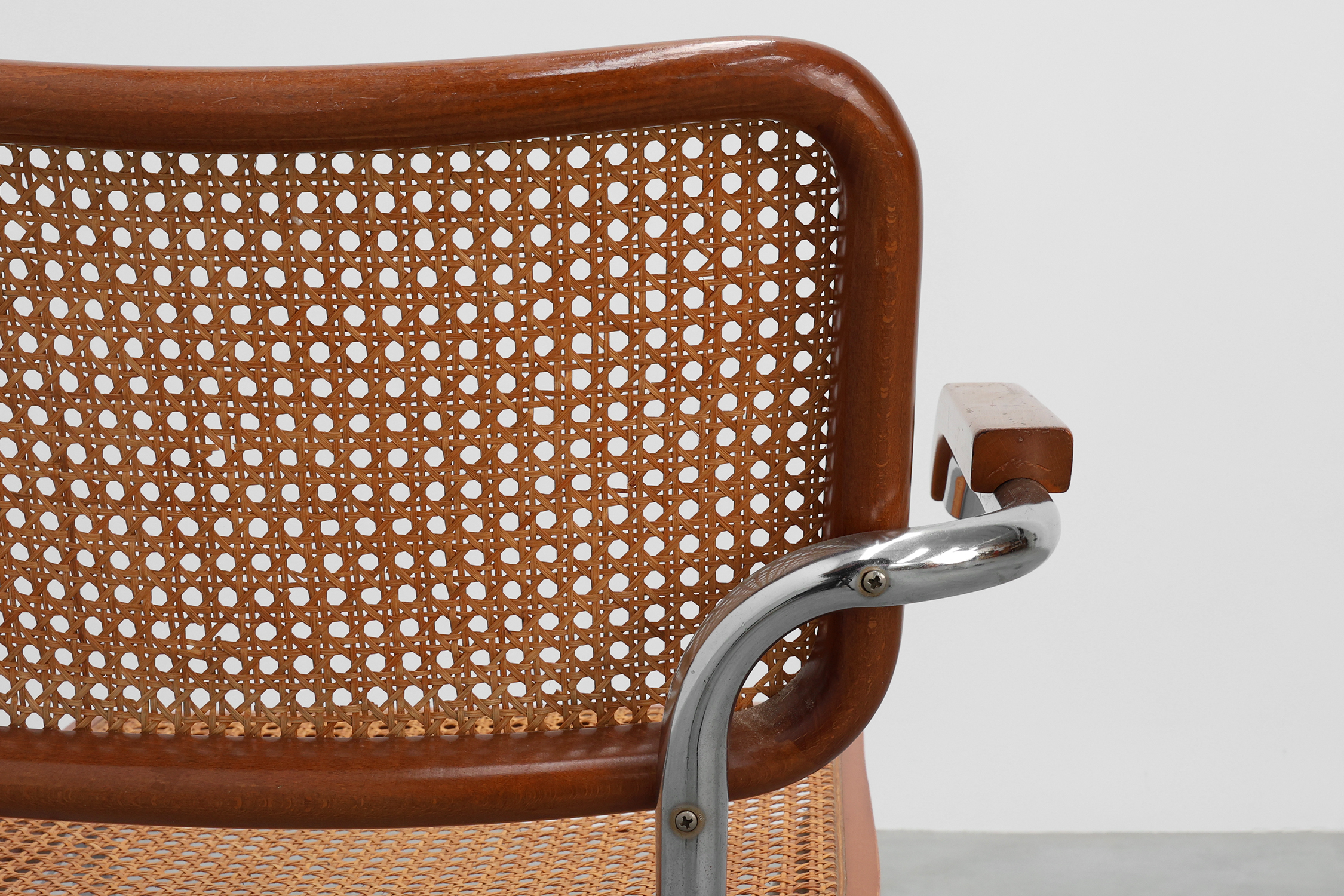 Two Bauhaus Cesca B64 Armchairs by Marcel Breuer, Italy 1928 thumbnail